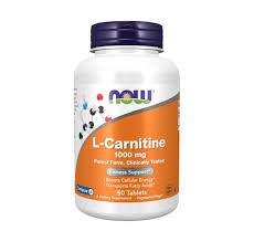 Now L-Carnitine 1000Mg 50 Tablets