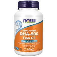 Now Dha-500 Supports Brain Health 90 Softgels